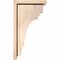Ekena Millwork Pescadero Smooth Corbel w/Backplate, Douglas Fir, 7 1/2"W x 10"D x 18"H COR08X10X18PEC01SDF - alternate 4